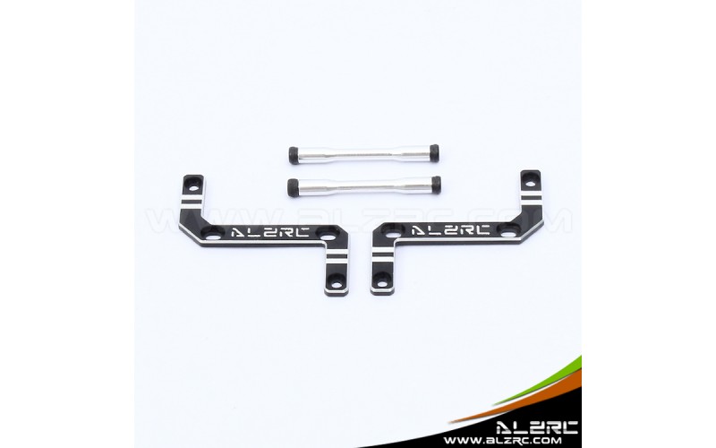 ALZRC - Devil 465/450L Metal Shapely Reinforcement Plate And Brace Assembly - Black