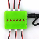 5 port Charger for 1s Lipo Battery Parallel Charger