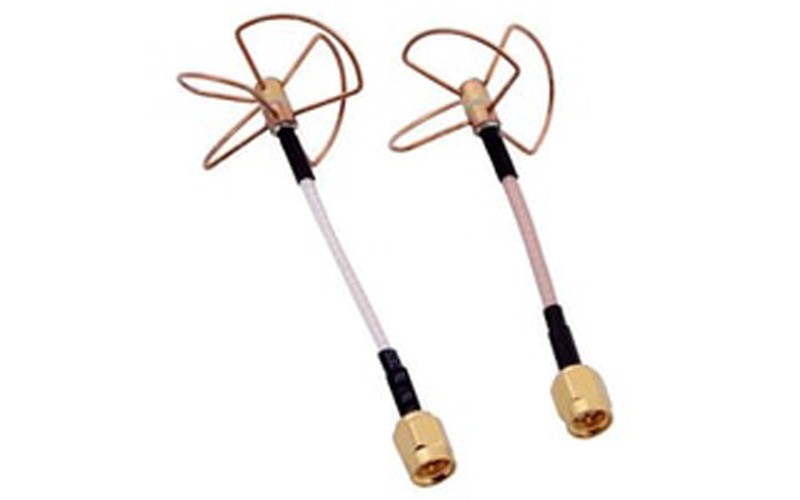 5.8G Three/ Four-leaf Clover OMNI Gain Antenna for Photography Transmission- without shell