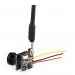 Turbowing 5.8G 48CH 25mw Transmitter 700TVL 1/4 CMOS Wide Angle FPV Camera Support OSD NTSC