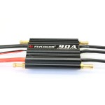 Flycolor 90A Brushless ESC Speed Control Support 2-6S Lipo BEC 5.5V/5A for RC Boat