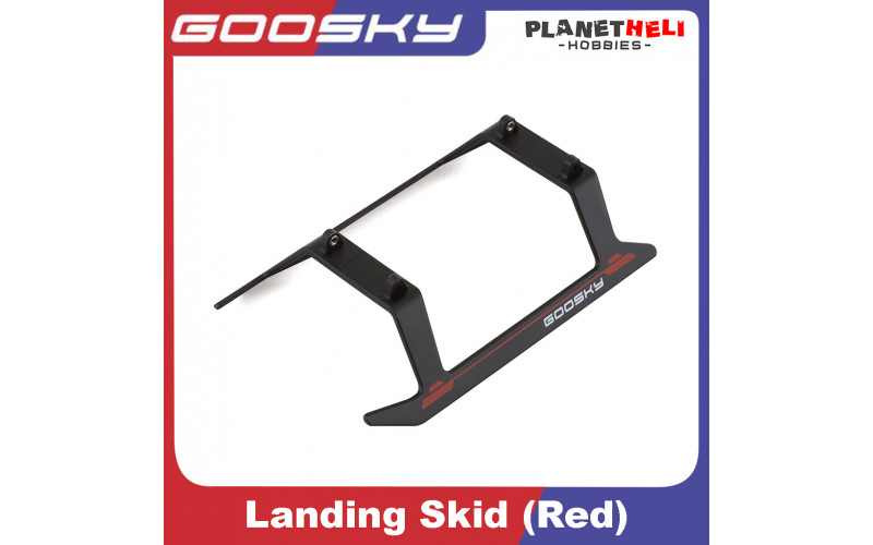 Goosky S2 Landing Skid (Red) spareparts