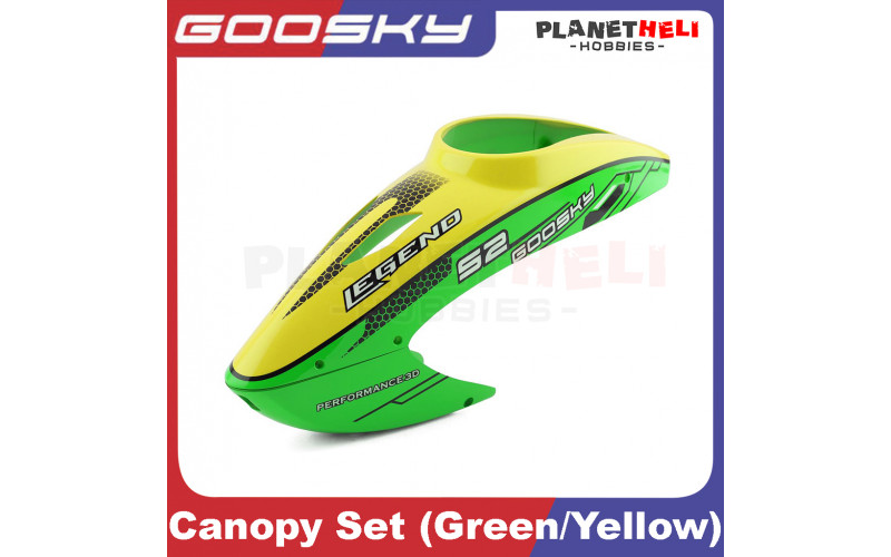 Goosky S2 Canopy Set ( Green/Yellow) spareparts