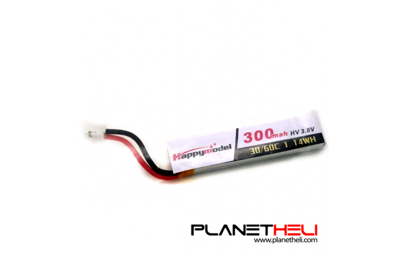 LiHV 300mAh 3.8V 60C Lipo Battery for Race Drone Whoop