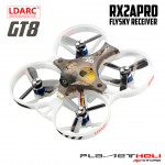 LDARC TINY GT8 8.76cm Micro Racing Drone Betaflight F3 10A Blheli_S 800TVL Cam 5.8G 25mW VTX 2S BNF (FLYSKY)
