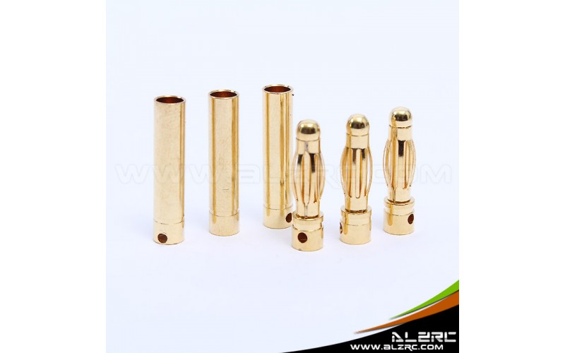 ALZRC - Gold-plated banana plugs - 4.0mm