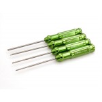  Green color Hexagon Wrench Set (1.5mm, 2.0mm, 2.5mm, 3.0mm)