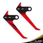 ALZRC - Devil 380 FAST Carbon Vertical Stabilizer Color Sticker - RED