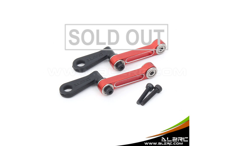 ALZRC - Devil 380 FAST Metal Radius Arm Set - Red