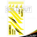 ALZRC - Devil 380 FAST Carbon Vertical Stabilizer Color Sticker - Yellow