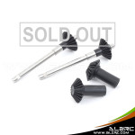 ALZRC - Devil 450 Pro Torque Tube Drive Gear Set - Rear - Black