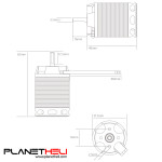 ALZRC - Brushless Motor - 2525-PRO - 1800KV