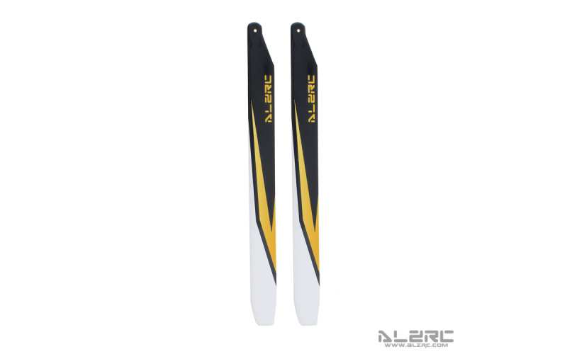 Carbon Fiber Blades - 700mm - Sport - Golden