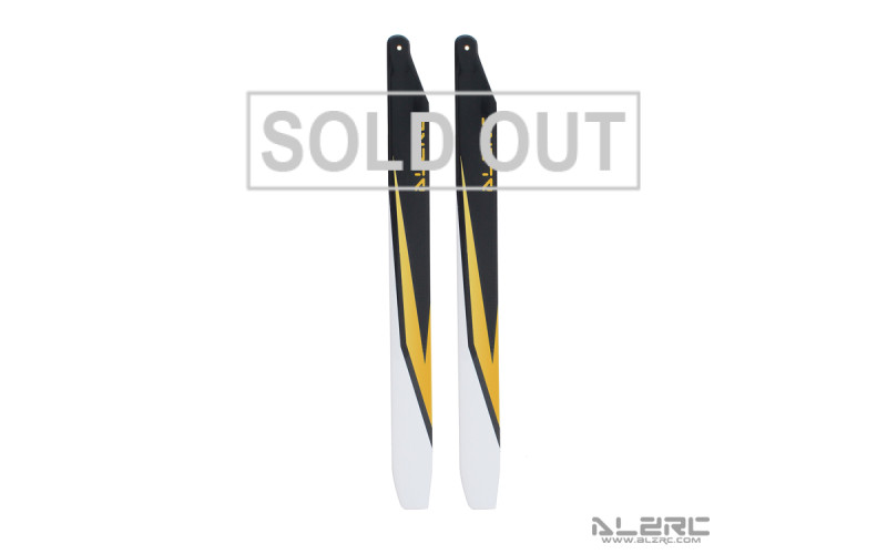 Carbon Fiber Blades - 520mm - Sport - Golden