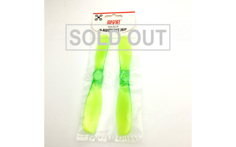 DYS 5 inch bullnose 2 blade FPV racing PC propeller 5.5*5.0 CW CCW One Pair GREEN