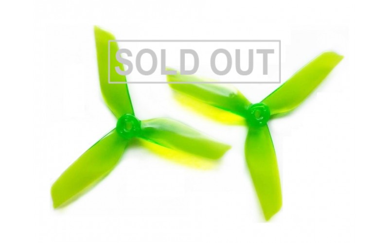 DYS 5*4.2 5 Inch 3 Blade Propeller CW CCW one pair GREEN