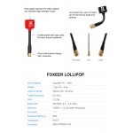 Foxeer Lollipop 5.8G 2.3Dbi TX RX RHCP FPV Antenna SMA & RP-SMA (2pcs) 59mm 