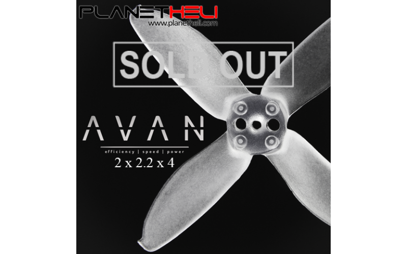 AVAN MICRO 2" PROP - SET OF 12 PROPS - 2X2.4X4 (6 x CW + 6 x CCW)