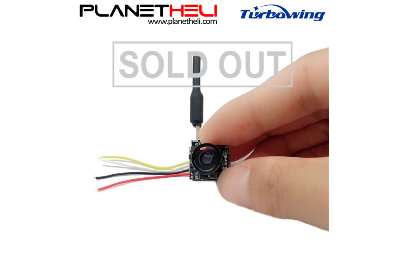 Turbowing 5.8G 48CH 25mw Transmitter 700TVL 1/4 CMOS Wide Angle FPV Camera Support OSD NTSC
