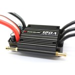 Flycolor 120A Brushless ESC Speed Control Support 2-6S Lipo BEC 5.5V/5A for RC Boat