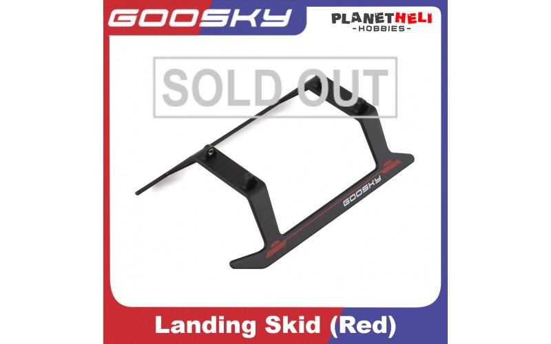 Goosky S2 Landing Skid (Red) spareparts