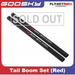 Goosky S2 Tail Boom set (Red) spareparts