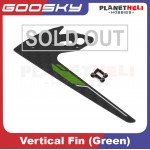 Goosky S2 Vertical fin (Green) spareparts
