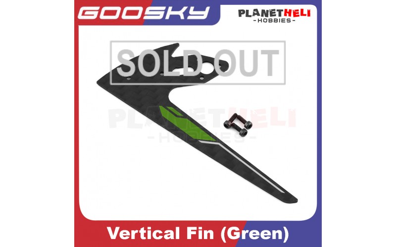 Goosky S2 Vertical fin (Green) spareparts