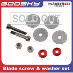 Goosky S2 Blade screw & washer set spareparts