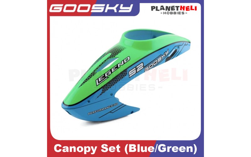 Goosky S2 Canopy Set ( Blue/Green) spareparts
