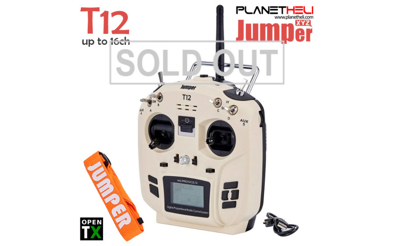Jumper T12 OpenTX up to 16ch transmitter Radio with JP4-in-1 Multi-protocol RF Module