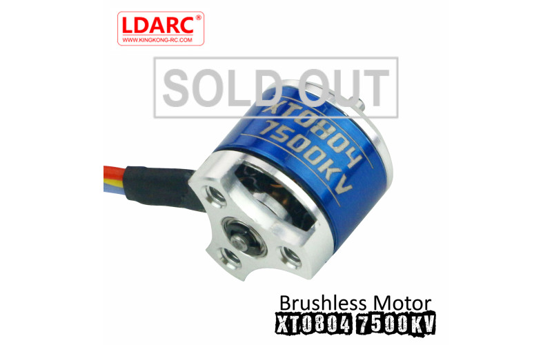 LDARC Brushless Motor for Tiny Multirotor XT0804-7500KV