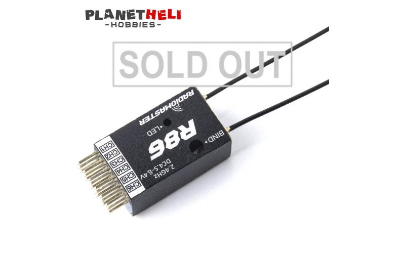 RadioMaster - R86 6ch Frsky D8 Compatible PWM Receiver