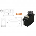 Genuine Futaba S3003 37.2g Standard Servos