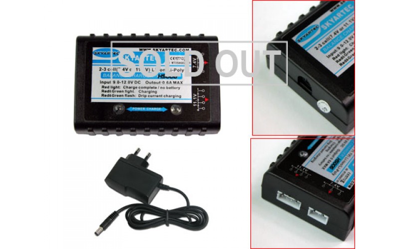 Balance charger with power supply(7.4V/11.1V)