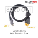 ToolkitRC SC100 - USB-C to XT60 Adapter Cable