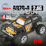 WLtoys A979-4 2.4G 1:18 Scale 4WD 50KM/h High Speed Electric RTR Desert Truck RC Car