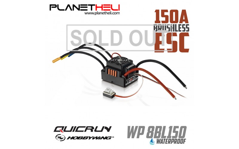 Hobbywing Quicrun WP-8BL150 Waterproof Brushless ESC 150A For RC Car