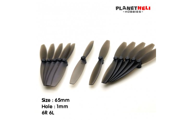 Sailfly-X 2 leaf 65mm (1mm hole) propellers 