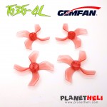 Gemfan 1636-4L 40mm Durable 4-Blade Propeller (1.5mm shaft)