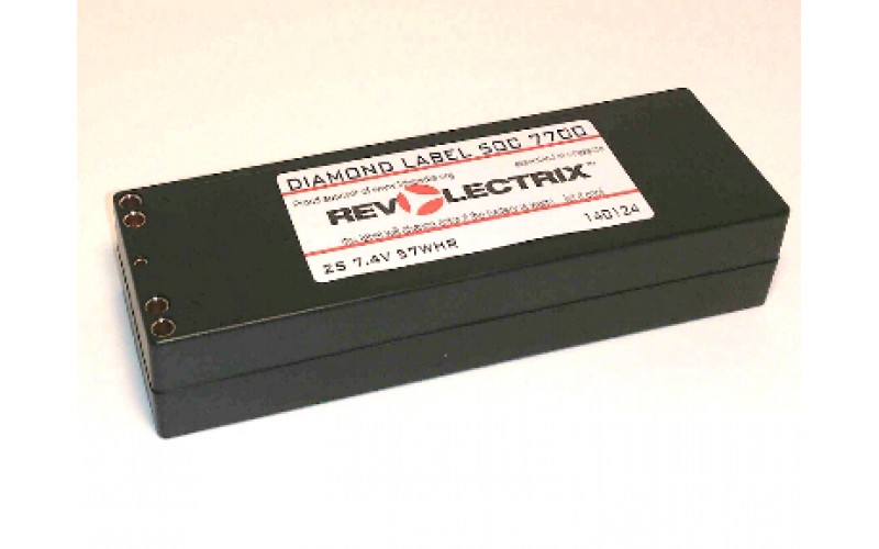 TURBOCHARGE 7700mAh 2S 70C LiPO HARDCASE